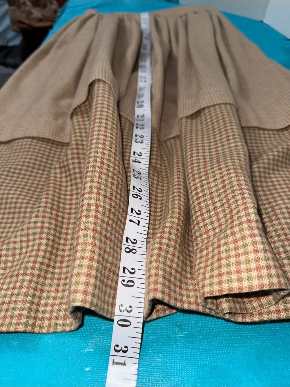 Vintage Bilboquet Tiered Midi Skirt - Picture 13 of 14